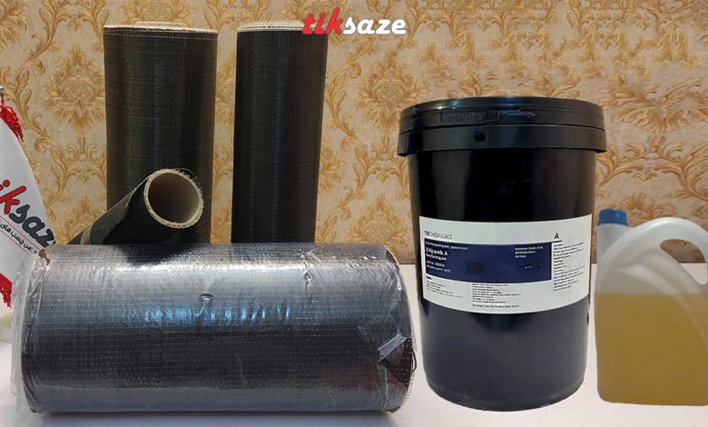 تصویر ژل اپوکسی و چسب خمیری FRP