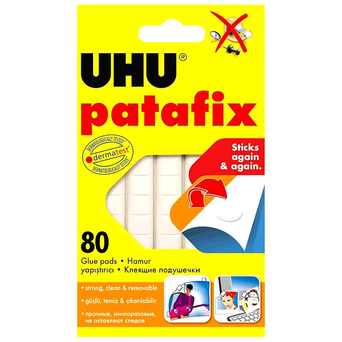 چسب خمیری سفید اوهو پاتافیکس UHU PATAFIX