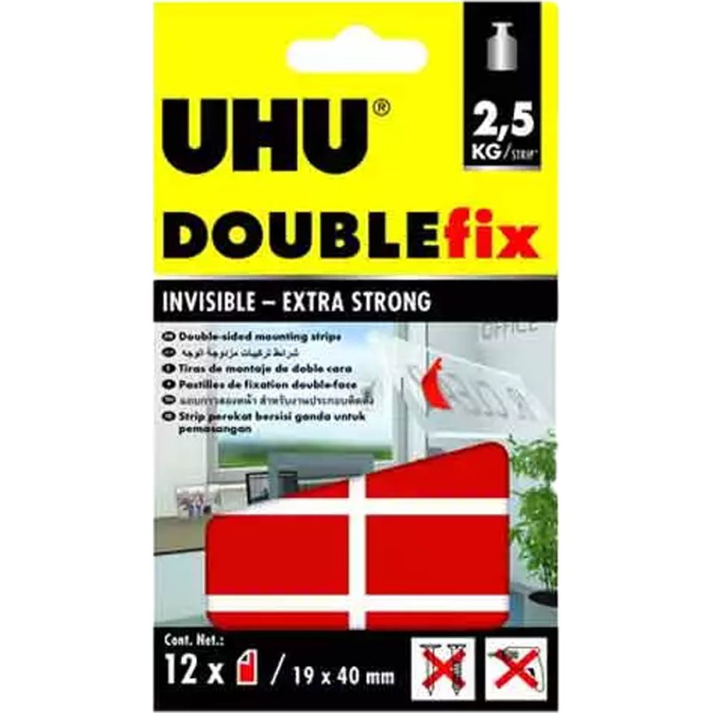 تصویر-چسب-خمیری-دو-طرفه-اوهو-(قرمز)-UHU-duble-fix