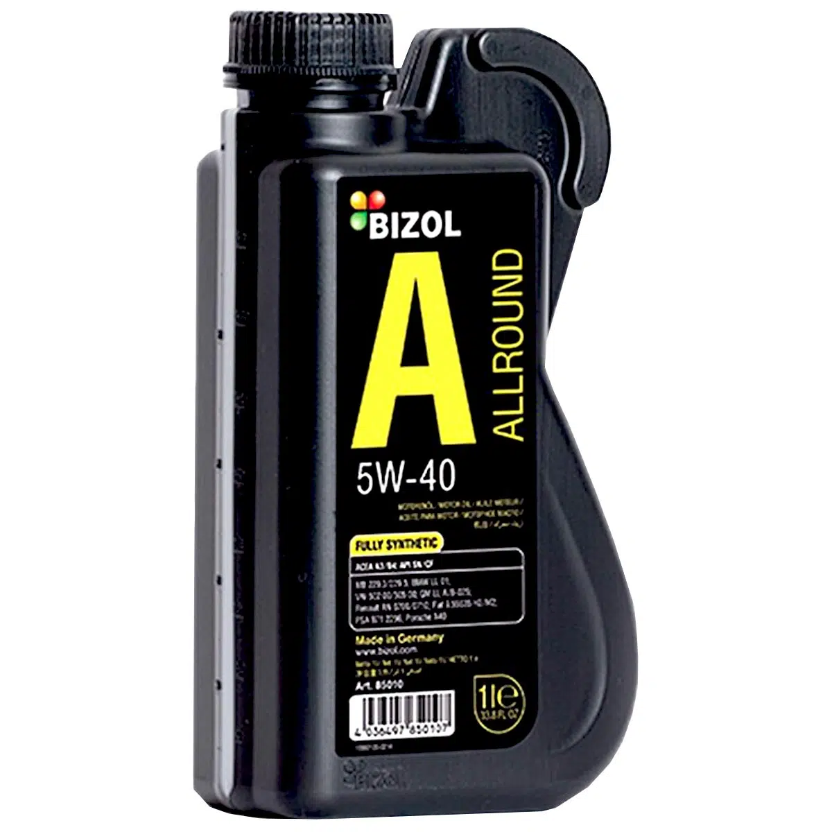 تصویر روغن موتور بیزول BIZOL 5W-40 API SN/CF 85010