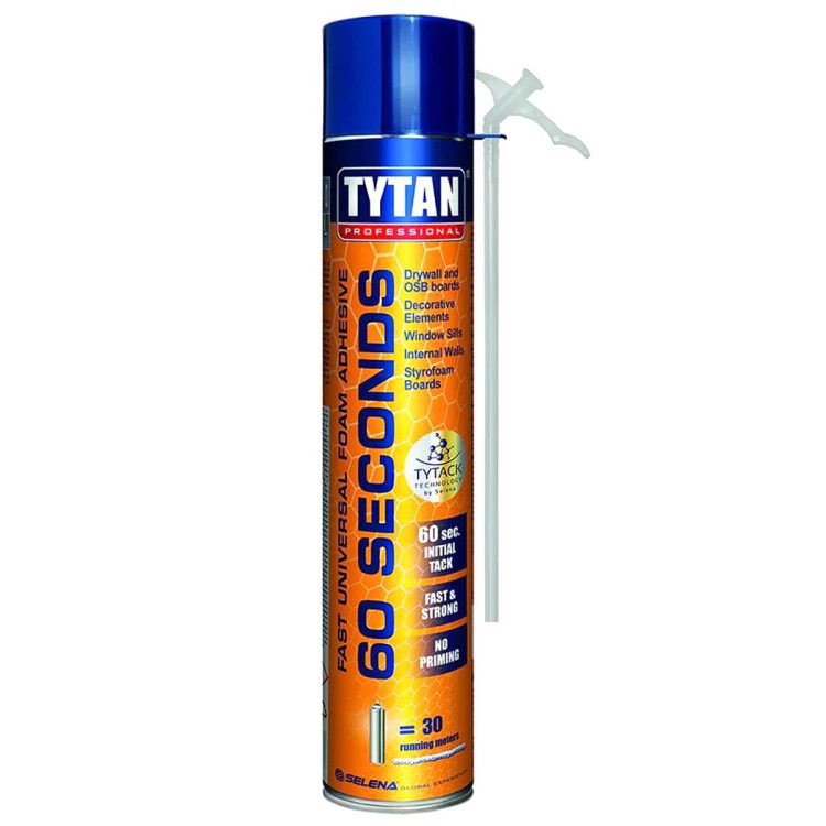 چسب اسپری فوم ۶۰ ثانیه ای تایتان TYTAN
