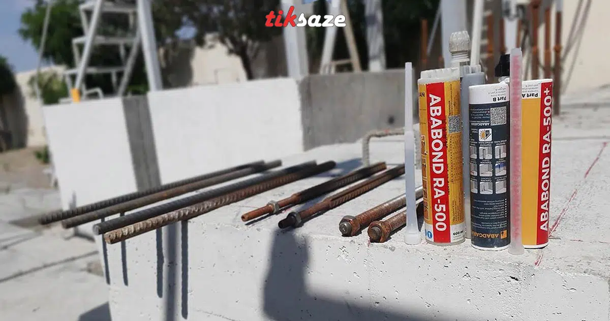 تصویر چسب کاشت میلگرد یک به یک آبادگران پلاس +ABADGARAN RA-500