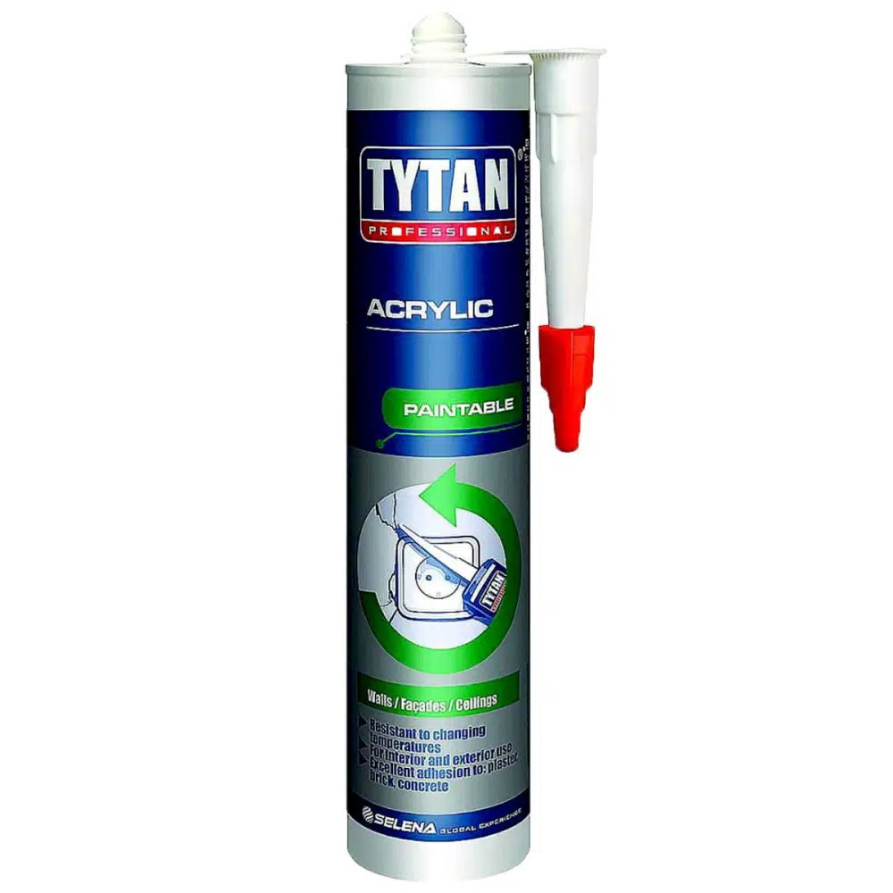 تصویر چسب درزگیر اکریلیک ساختمانی تایتان TYTAN PAINTBALE ACRYLIC