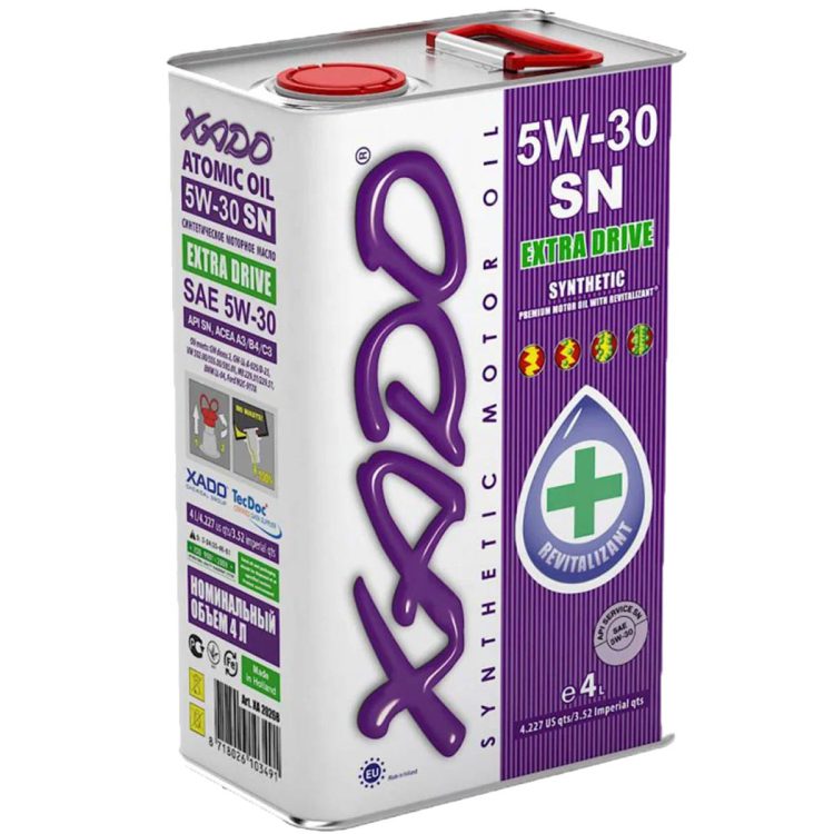 روغن موتور ۱ لیتری زادو XADO 5W-30