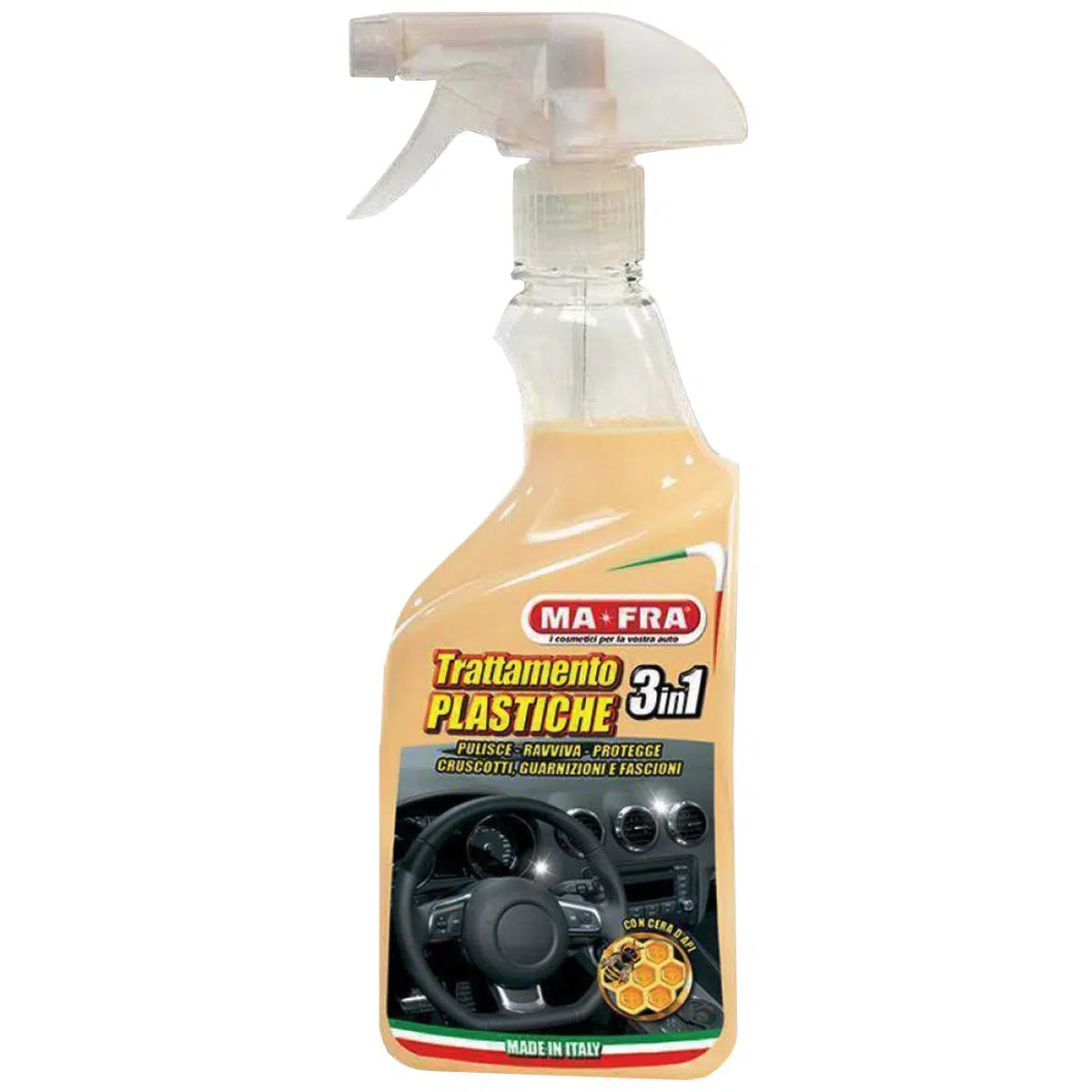 تصویر اسپری تمیزکننده و محافظ سطوح پلاستیکی مفرا MAFRA 3 IN 1