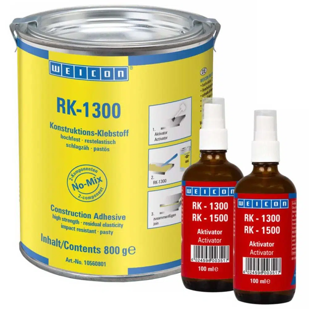 تصویر چسب اتصالات بی رنگ ویکن 800 گرم WEICON RK-1300