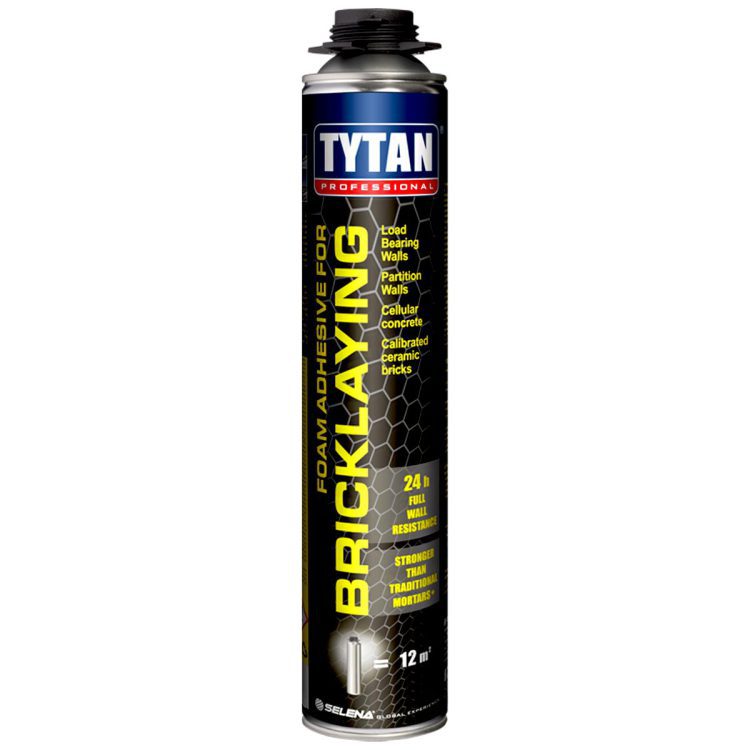اسپری فوم آجرچینی تایتان TYTAN BRICKLAYING