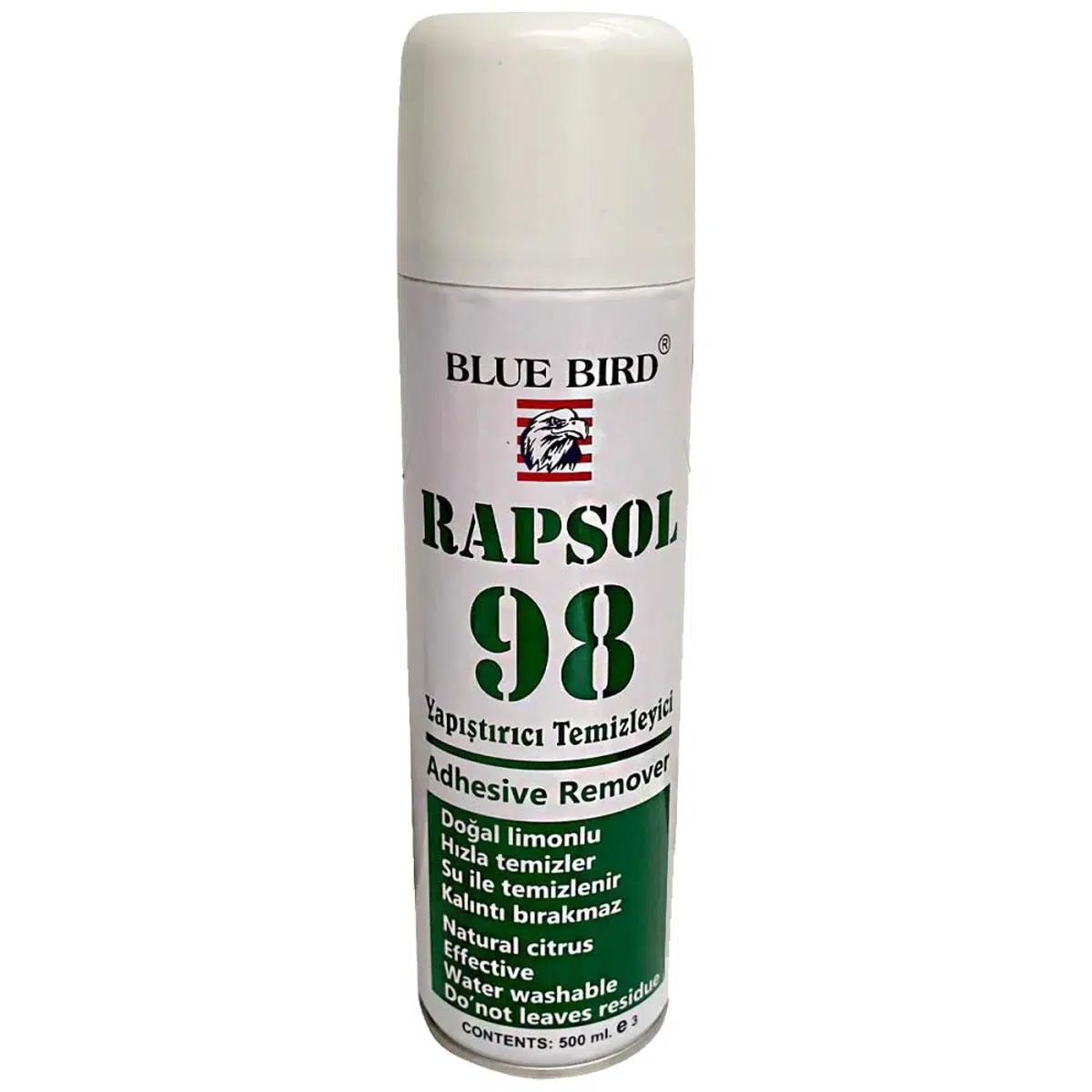 تصویر اسپری حلال چسب بلو برد BLUE BIRD RAPSOL 98