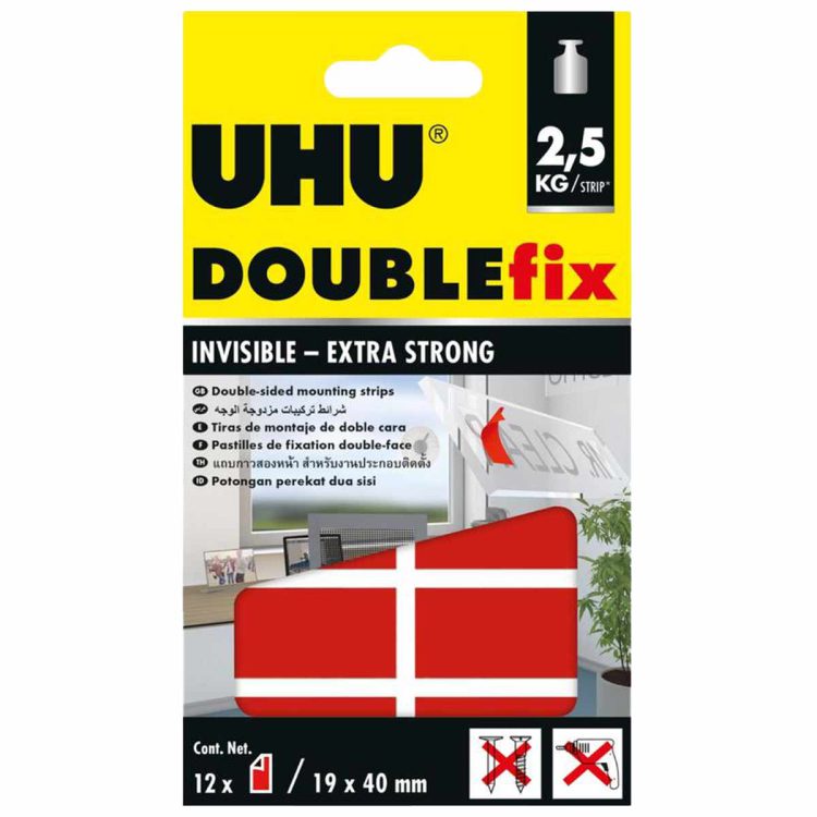 چسب خمیری دو طرفه اوهو UHU duble fix