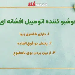 تصویر ویژگی خوشبو کننده اتومبیل افشانه ای مفراMAFRA PC