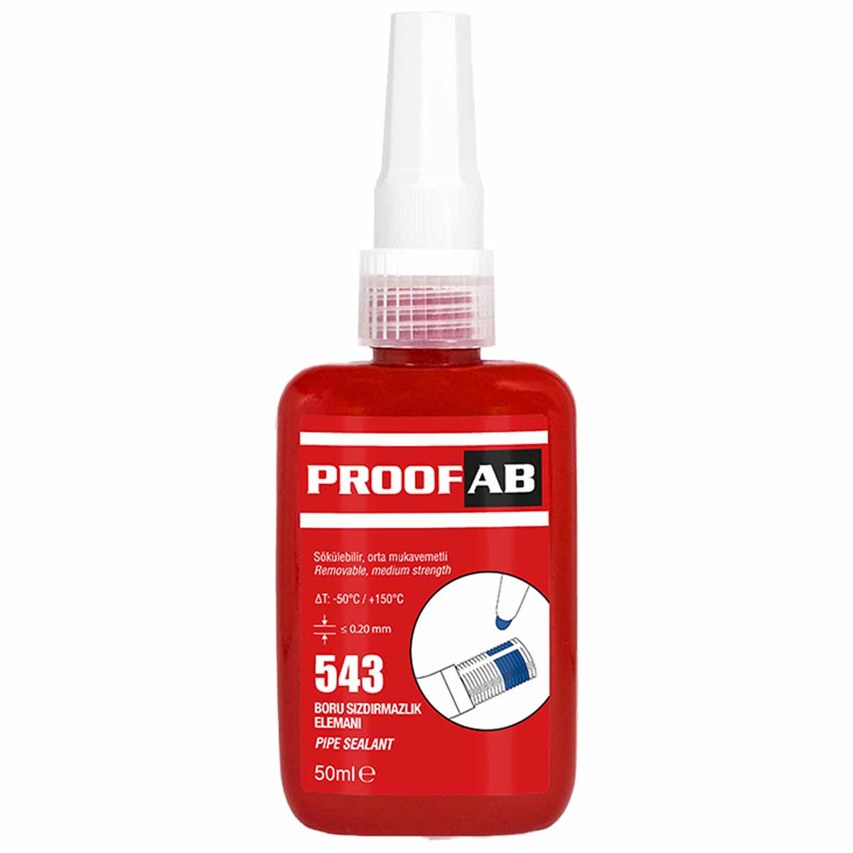 تصویر تفلون مایع پروفاب 543 PROOFAB