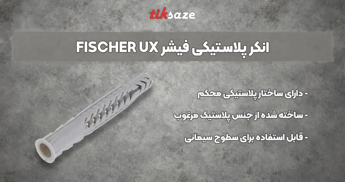 تصویر ویژگی انکر‌ پلاستیکی فیشر UX
