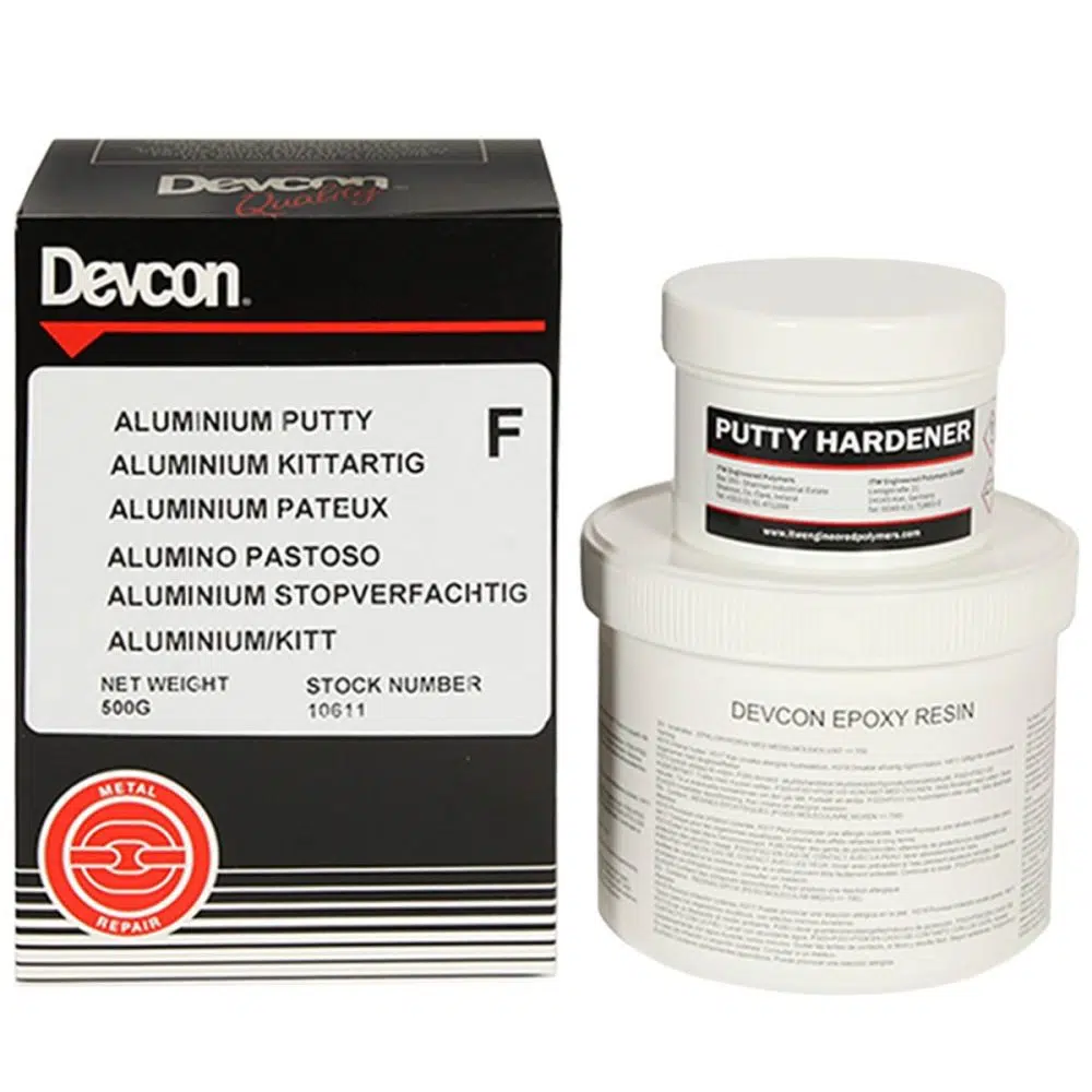 عکس اپوکسی پایه آلومینیوم دوکن Devcon Putty F Aluminium