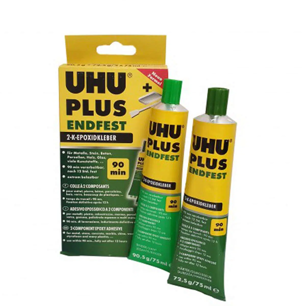UHU PLUS تصویر چسب دوقلوی 90 دقیقه ای