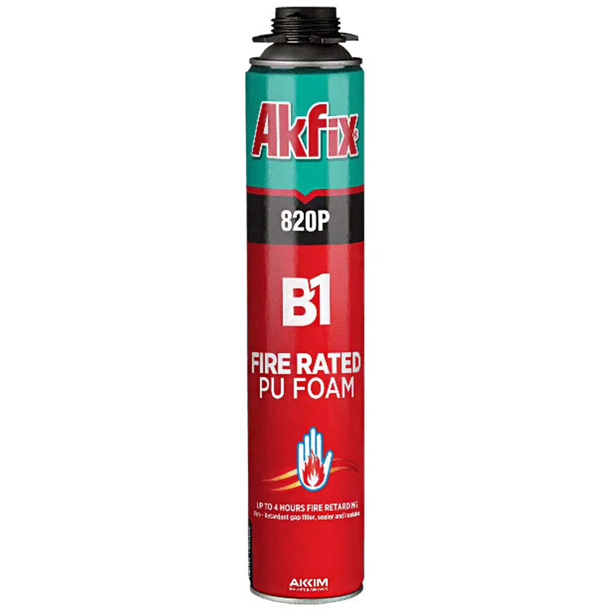 تصاویر اسپری فوم ضد حریق گان‌خور آکفیکس AKFIX 820P B1