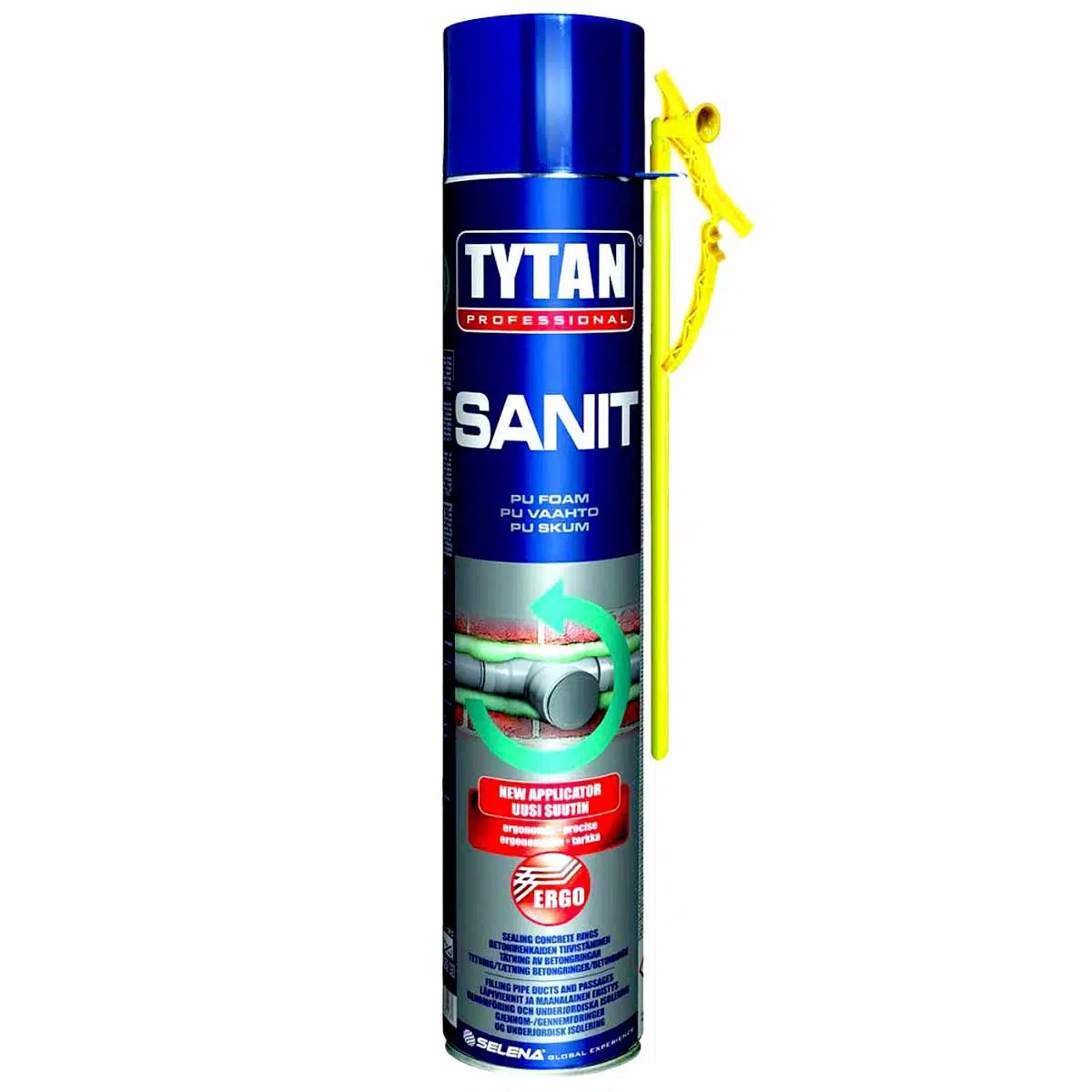تصاویر اسپری فوم پلی اورتان کاهی تایتان SANIT TYTAN