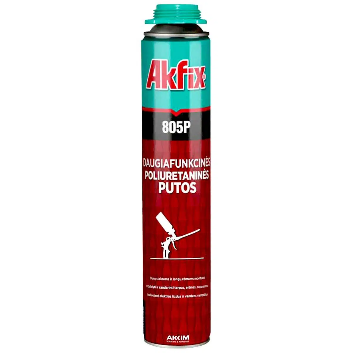 تصاویر اسپری فوم پلی اورتان گان خور آکفیکس AKFIX 805P