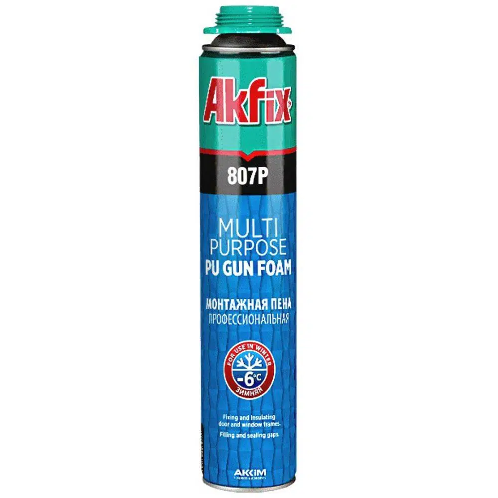 تصاویر اسپری فوم پلی اورتان گان خور آکفیکس AKFIX 807P