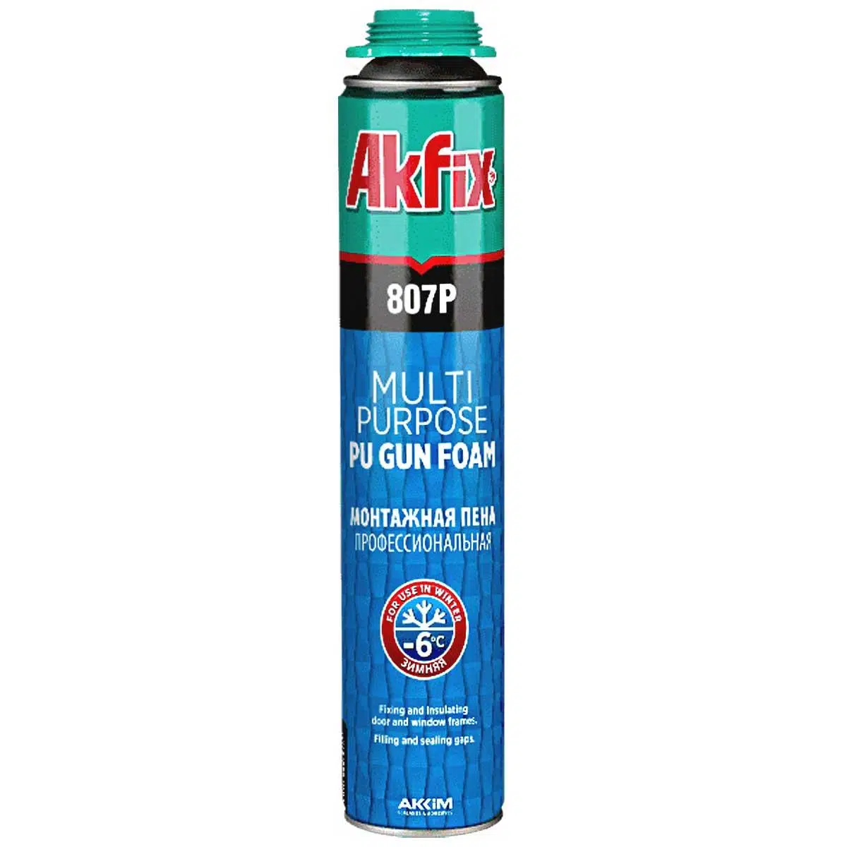 تصاویر اسپری فوم پلی اورتان گان خور آکفیکس AKFIX 807P