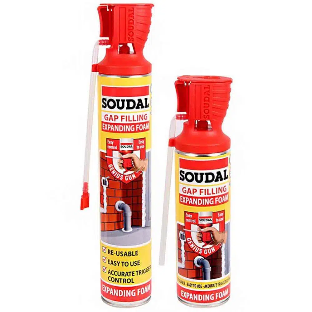 تصاویر کاربردی اسپری فوم پلی اورتان سودال چند بار مصرف SOUDAL