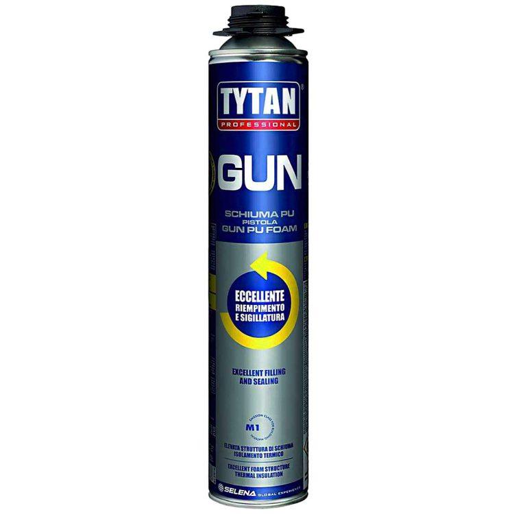 اسپری فوم پلی‌اورتان درزگیر تایتان GUN PU FOAM