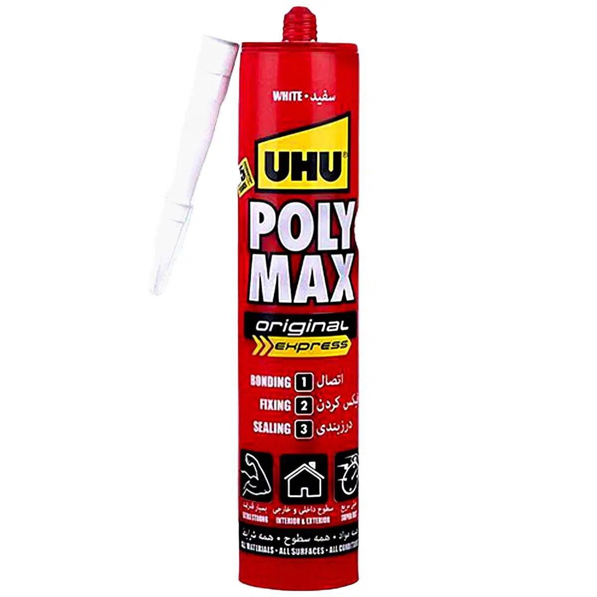 تصویر فروش سیلیکون ساختمانی پلی مکس اوهو UHU polymax