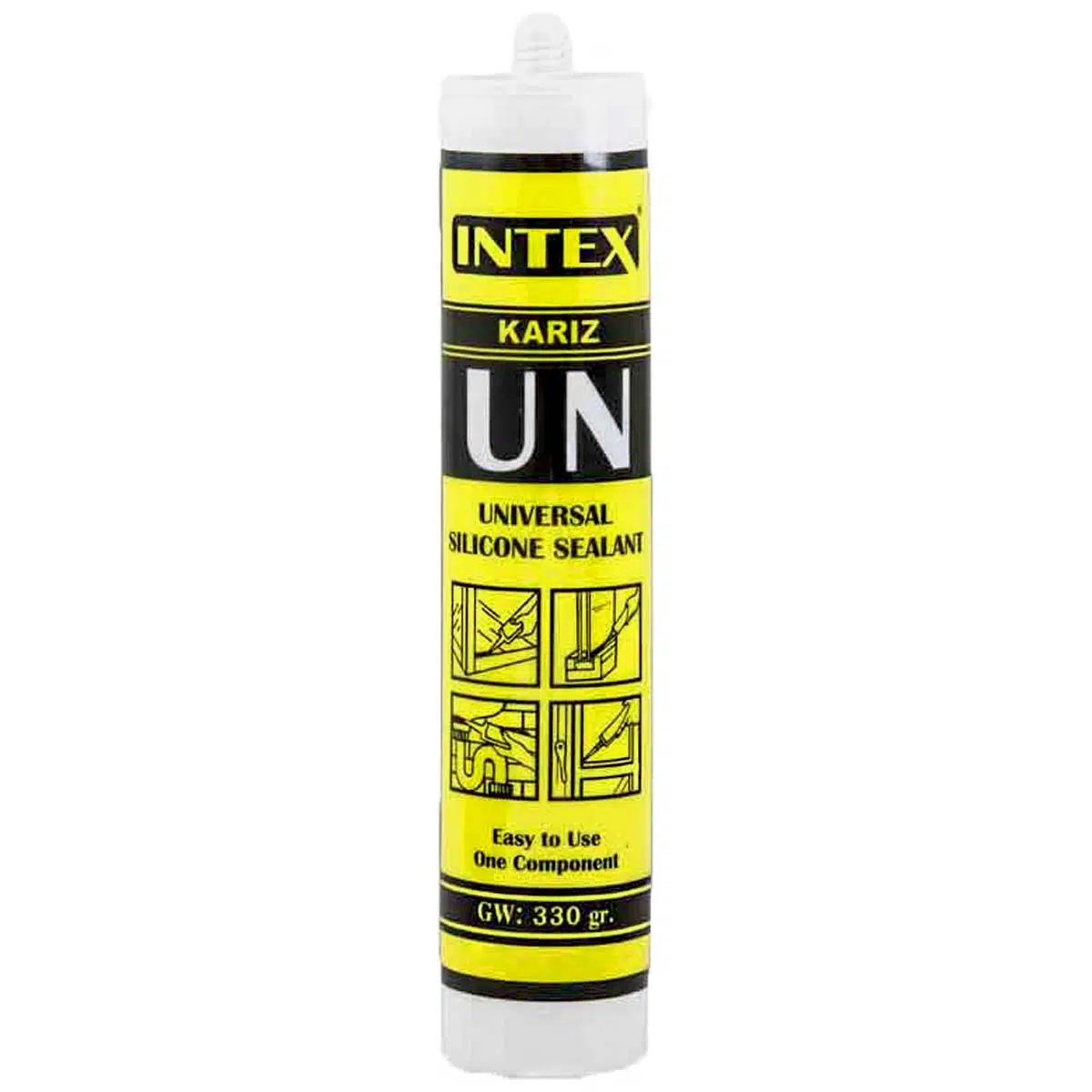 تصویر چسب درزگیر سیلیکونی INTEX UN