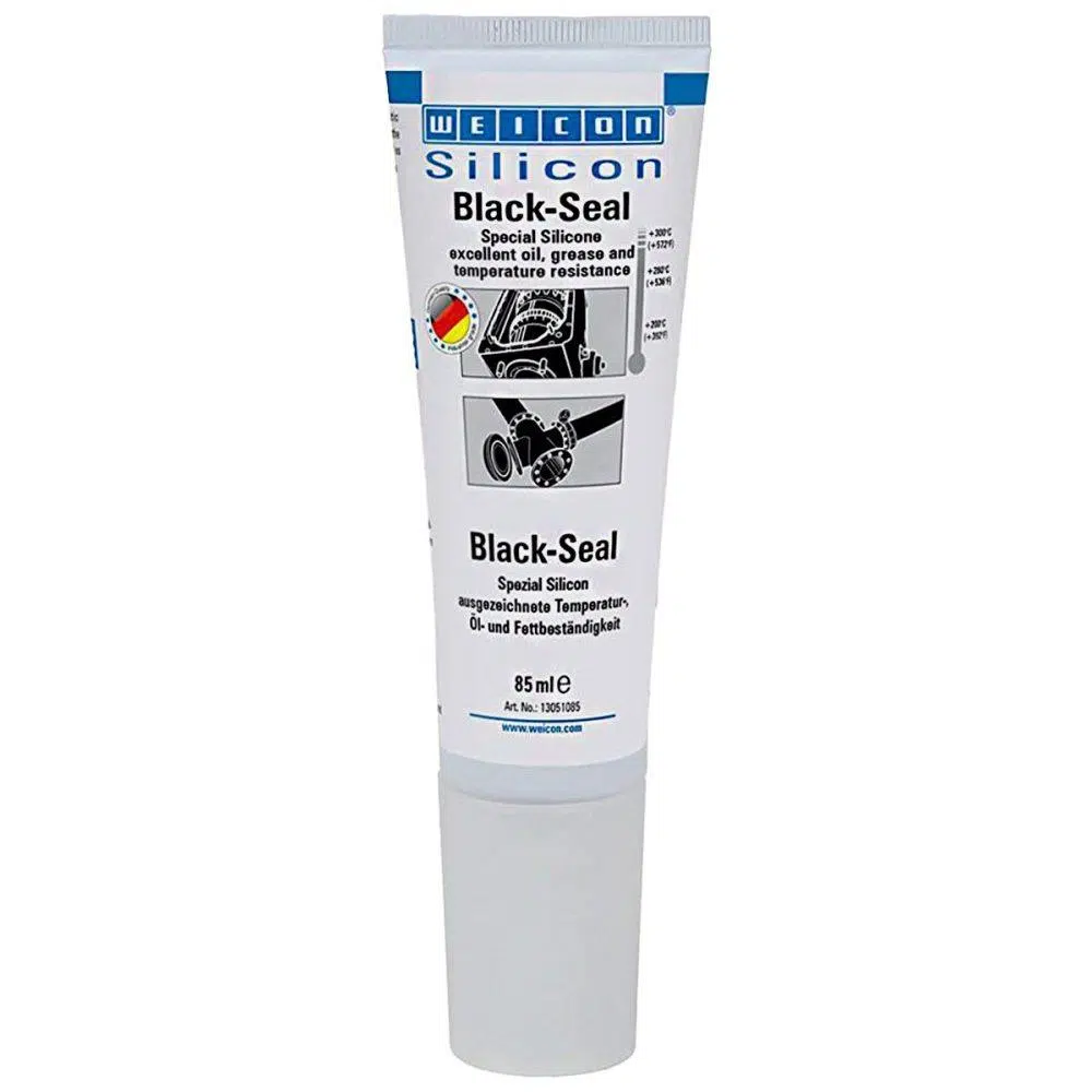 تصویر چسب سیلیکون آب بندی بلک سیل ویکن 85میلی‌لیتر WEICON Black Seal