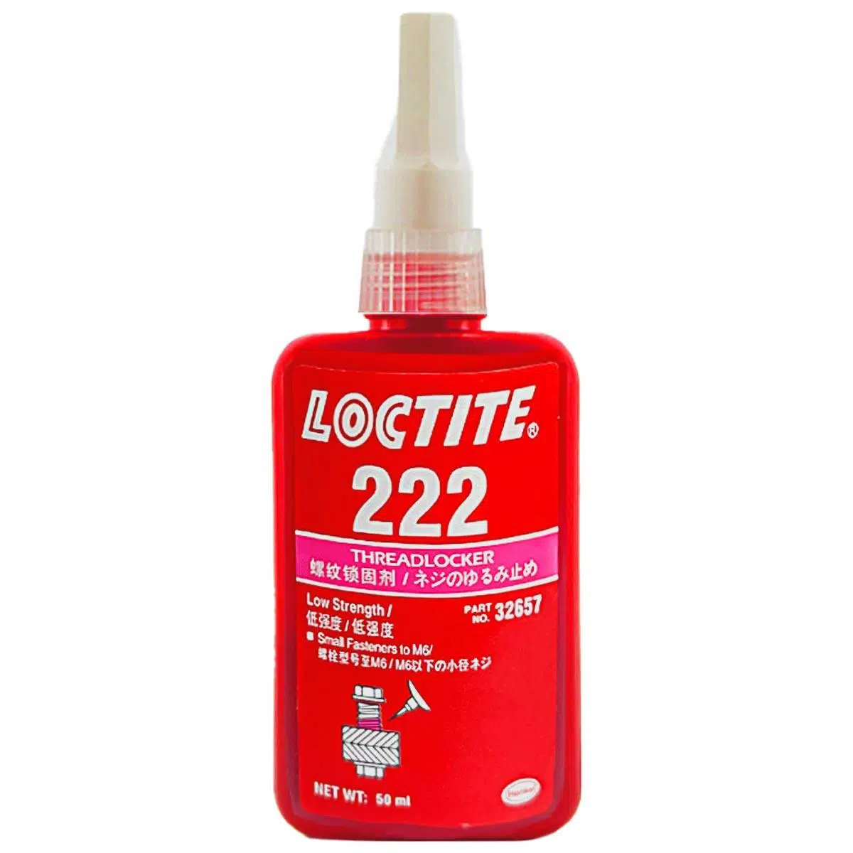 تصویر چسب قفل رزوه لاکتایت ۲۲۲ LOCTITE