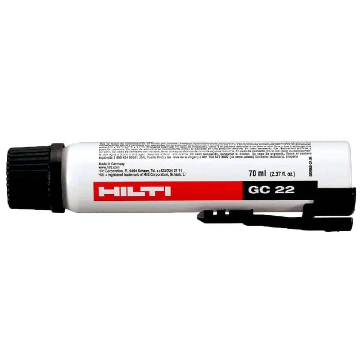 تصویر کپسول گاز مخصوص میخکوب گازی هیلتی HILTI-GC22
