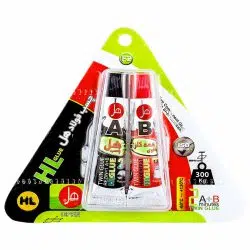58417چسب دوقلوی فولاد هل (متاکریلات) HL